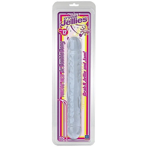 Crystal Jellies 12 Inch Jr. Double Dong by Doc Johnson