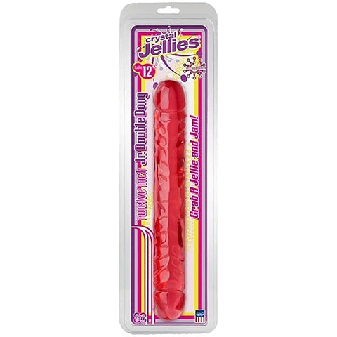 Crystal Jellies 12 Inch Jr. Double Dong by Doc Johnson
