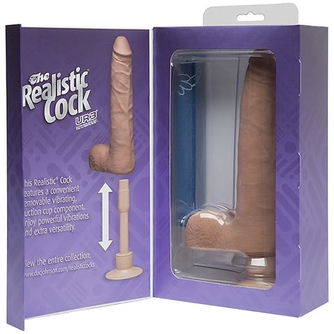 Realistic Cock UR3 Vibrating Slim by Doc Johnson