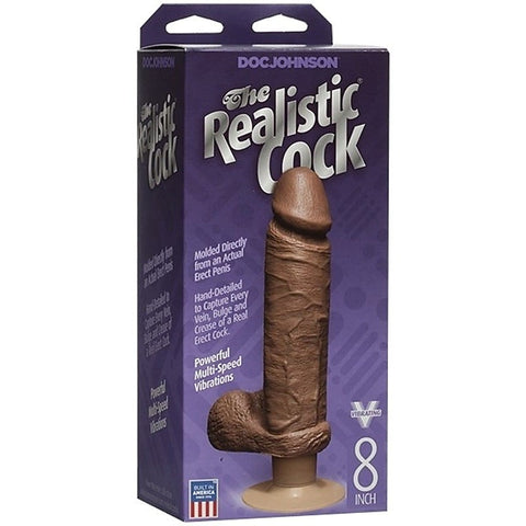 The Realistic Cock Vibrating 8 Inch by Doc Johnson