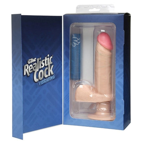 The Realistic Cock Vibrating 6 Inch by Doc Johnson