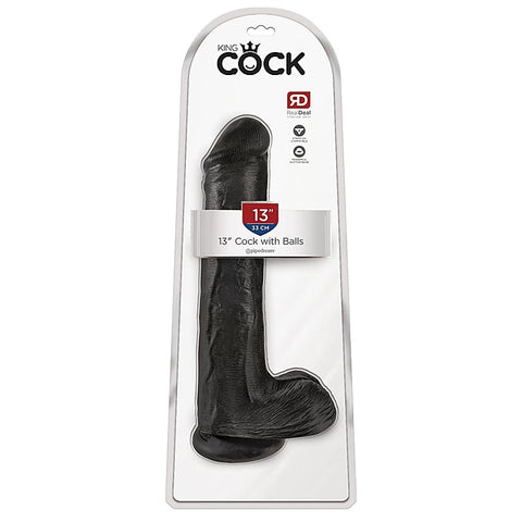 King Cock 13 Inch Realistic Cock with Balls
