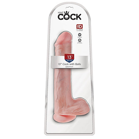 King Cock 13 Inch Realistic Cock with Balls