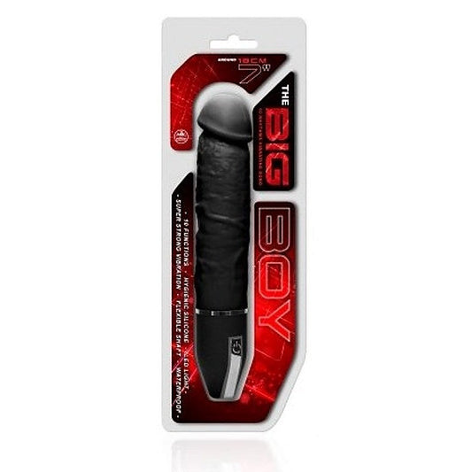 The Big Boy 7" Black Silicone Vibrator by NANMA Corporation
