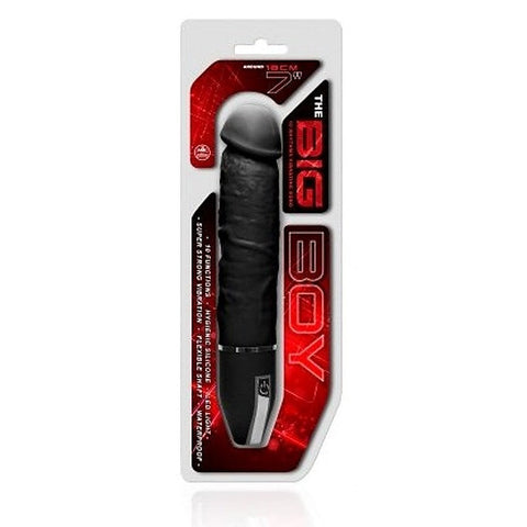 The Big Boy 7" Black Silicone Vibrator by NANMA Corporation