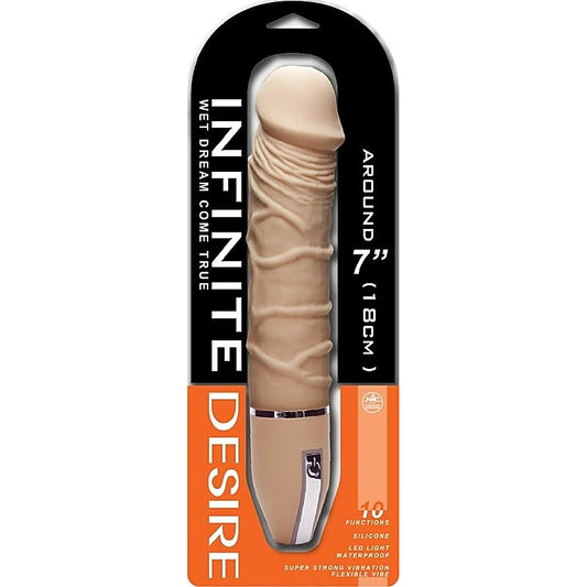 Infinite Desire 7" Silicone Vibrator by NANMA Corporation