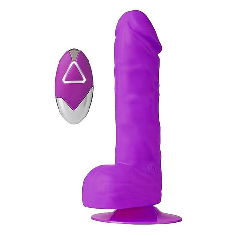 Wireless Silicone 7" Penis Shaped Vibrator
