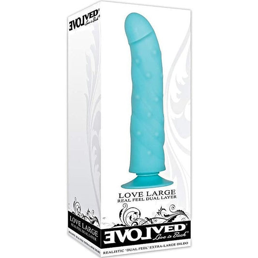 Love Large Dual Feel Dildo by Evolved