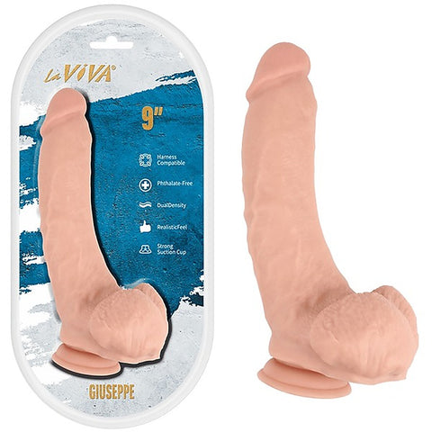 Giuseppe 9 Inches Realistic Dildo by La Viva