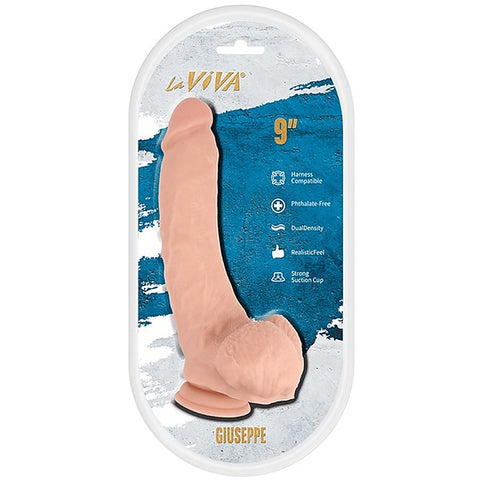 Giuseppe 9 Inches Realistic Dildo by La Viva