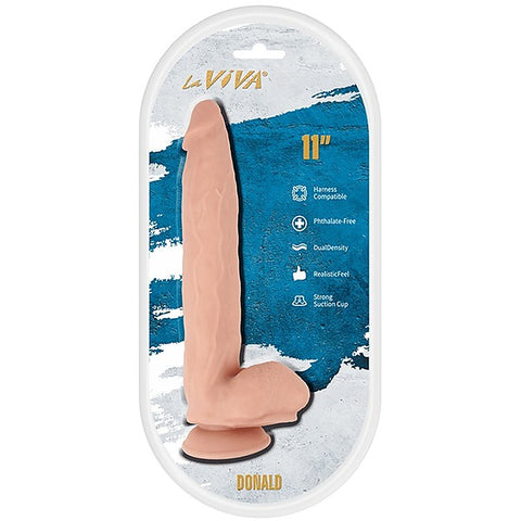 Donald 11 Inches Realistic Dildo by La Viva
