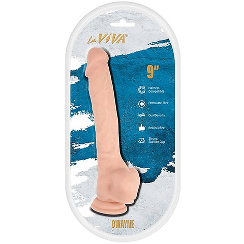 Dwayne 9 Inches Suction Cup Realistic Dildo by La Viva