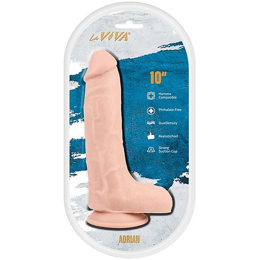 Adrian 10 Inches Harness Dildo by La Viva