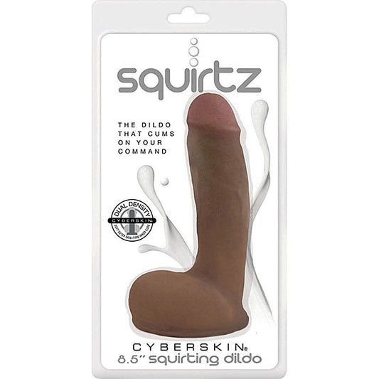 Squirtz Cyberskin Squirting Dildo by Topco