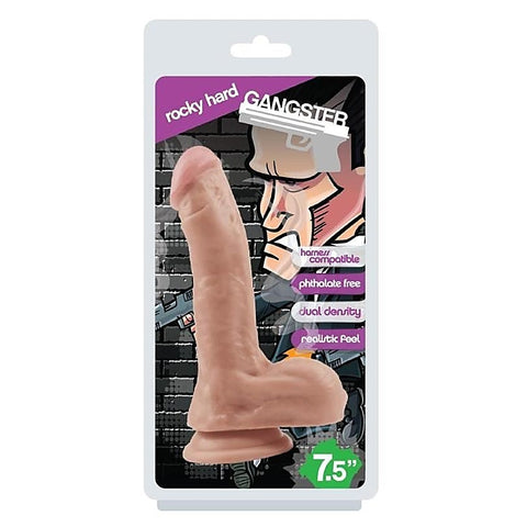 Gangster DIldo Rocky Hard 7.5 inch by La Viva