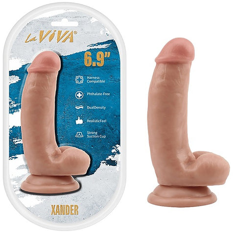 Xander 6.9 Inches Realistic Feel Dildo by La Viva