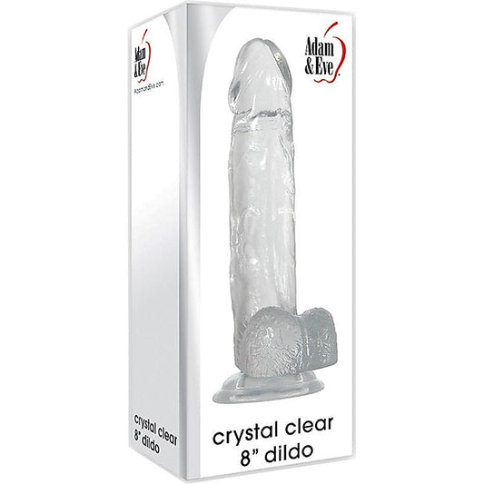 Crystal Clear 8 inch Dildo by Adam & Eve Sextoys