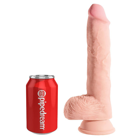 King Cock Plus 10 Inch Triple Density Fat Cock with Balls