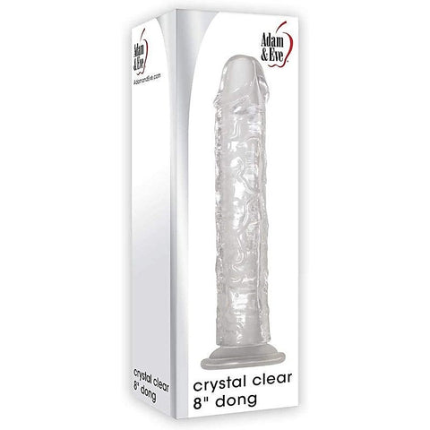 Crystal Clear 8 inch Dong by Adam & Eve