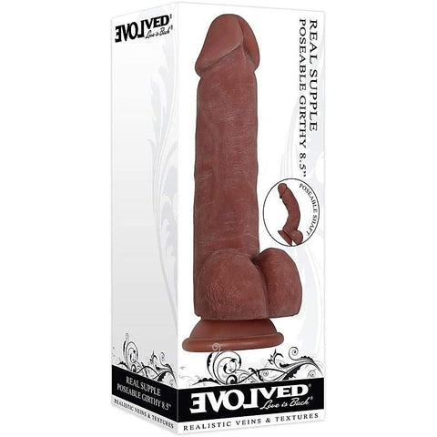 Real Supple Poseable Girthy 8.5 Inch by Evolved