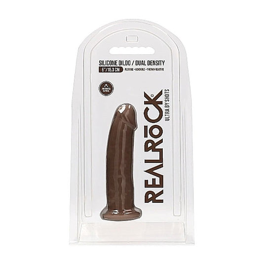 Realrock Ultra Silicone Dildo Brown