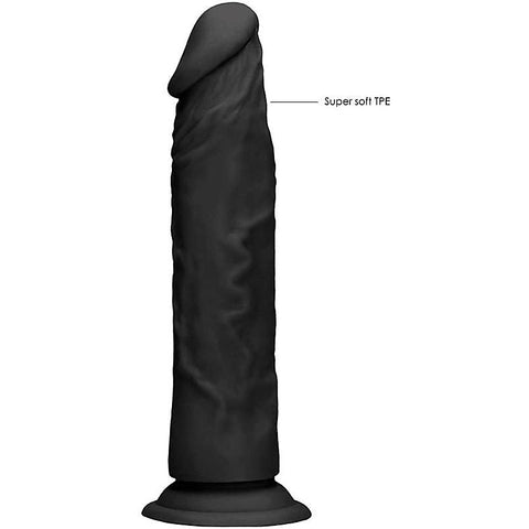 Realrock Skin Dildo Black by Shots Toys