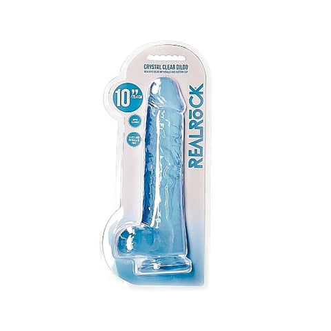 RealRock Realistic Dildo with Balls 10" by Shots Toys