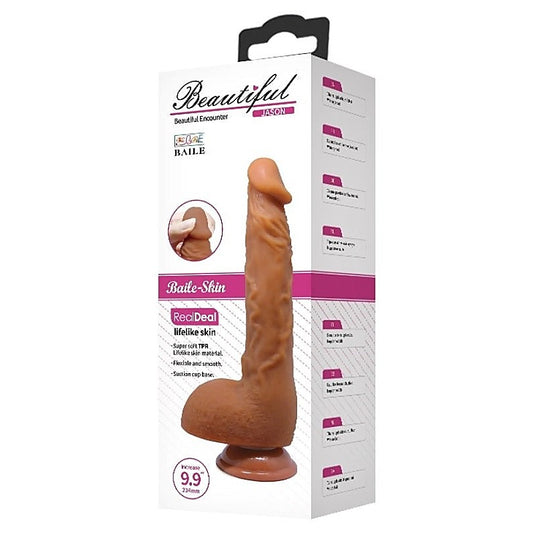 Jason Dildo Light Brown Realistic Dong by Baile