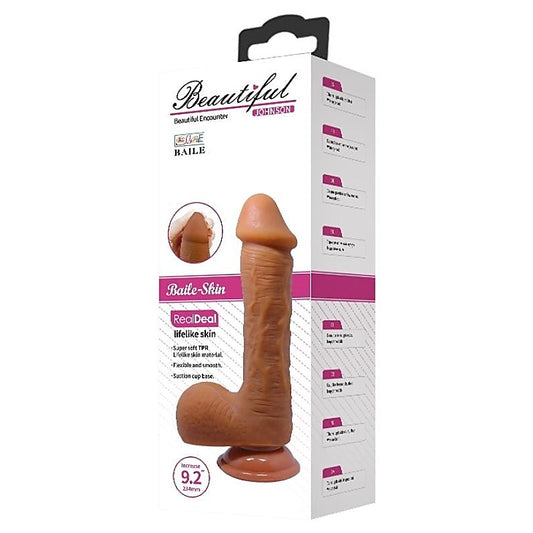 Johnson Light Brown Dildo by Baile