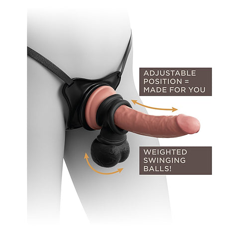 King Cock Elite The Crown Jewels Weighted Silicone Balls