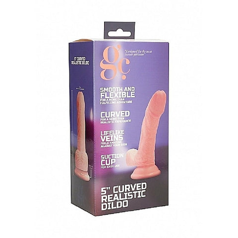GC Curved 5-inch Realistic Dildo by Shots Toys