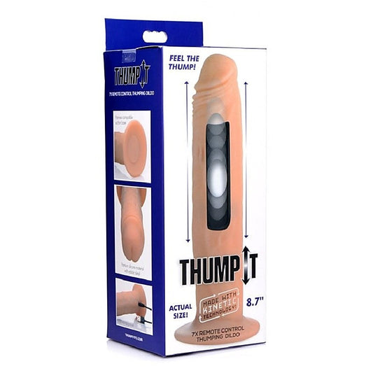 Thump It 7x Remote Control Thumping Dildo by XR Brands