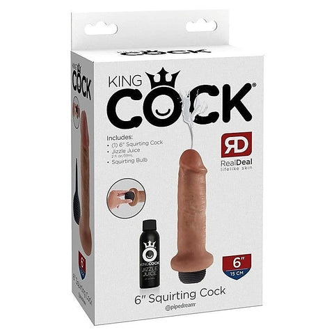 King Cock 7 Inch Realistic Squirting Cock