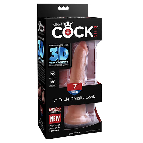 King Cock Plus 7 Inch Triple Density Realistic Cock