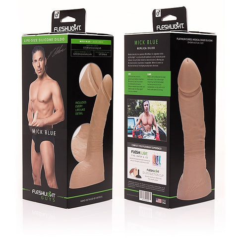Mick Blue Bendable Realistic Dildo by Fleshlight