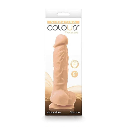 Colors Pleasures 5-Inch Vibrating Dildo by NS Novelties