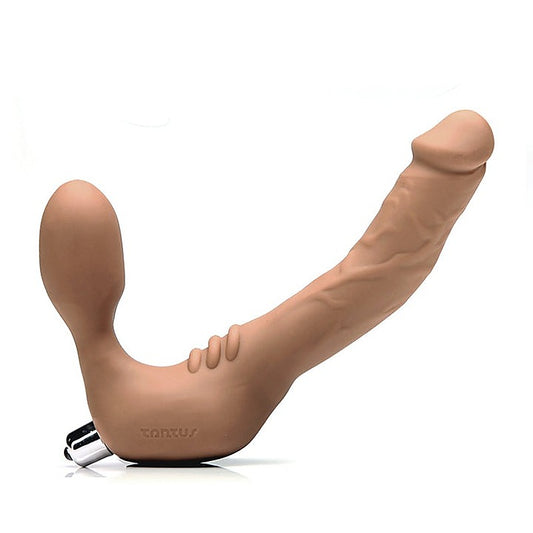 Real Strapless Slim Vibrating Double Dildo by Tantus