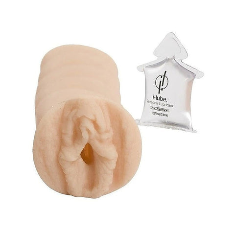 Quickie To Go Realistic Vagina Stroker by Doc Johnson