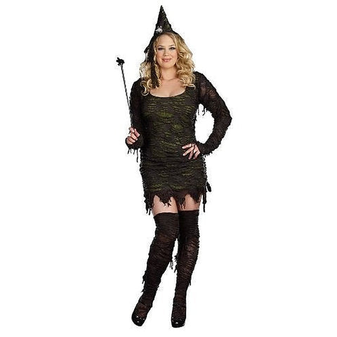 Rag Detailing Witch Dress by Dream Girl Lingerie