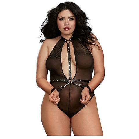 Teddy with Clasped Wrist Restraints Play Set
