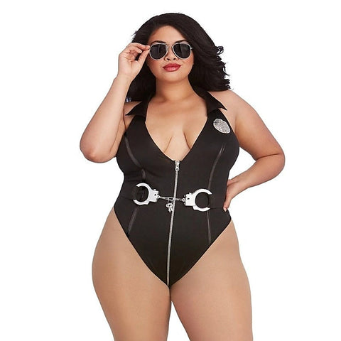 Officer Naughty Queen Size Lingerie Costume