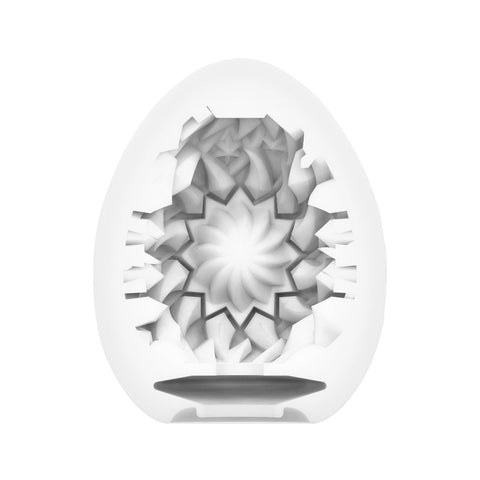 Egg Shiny II Firm Edge Textured Stroker by Tenga