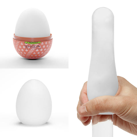 Egg Combo Spiral Ribbed Male Stroker by Tenga