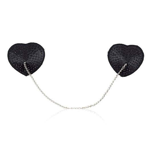 Encrusted Heart Shaped Nipple Pasties by Ella Bidoe