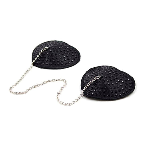 Encrusted Heart Shaped Nipple Pasties by Ella Bidoe