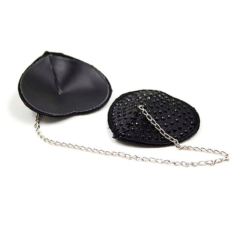 Encrusted Heart Shaped Nipple Pasties by Ella Bidoe