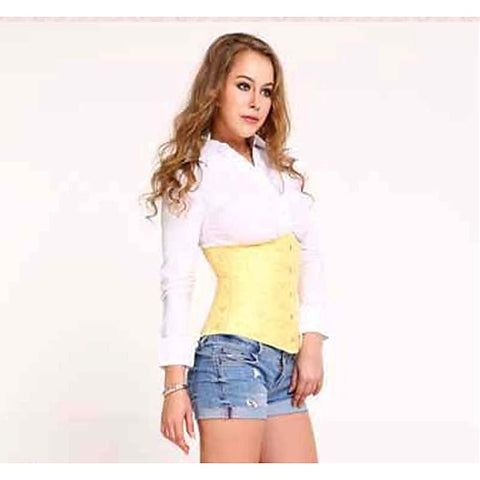 UnderBust Yellow Training Corset by Ella Bidoe