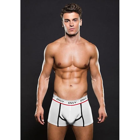 Logo Elastic Low Rise Mesh Trunk by Envy Menswear