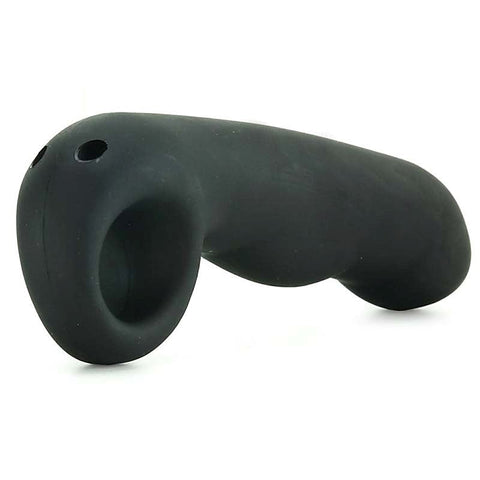 Silicone Noir Ovid G-Spot Dildo by Electrastim