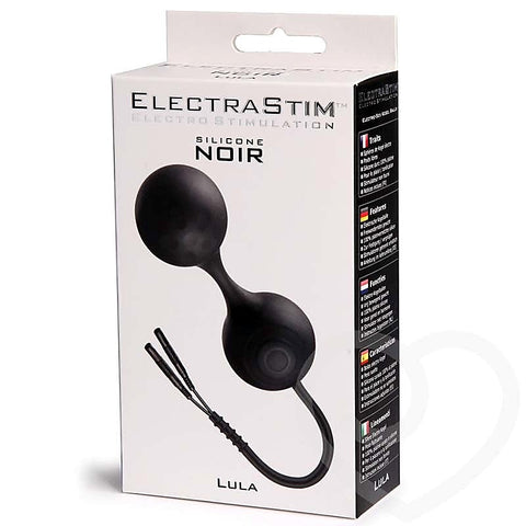 Silicone Noir Lula Kegel Balls by Electrastim